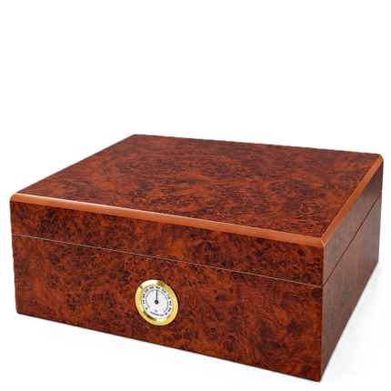 ANGELO Rootwood Design дървен хюмидор 26 × 22 × 12 см